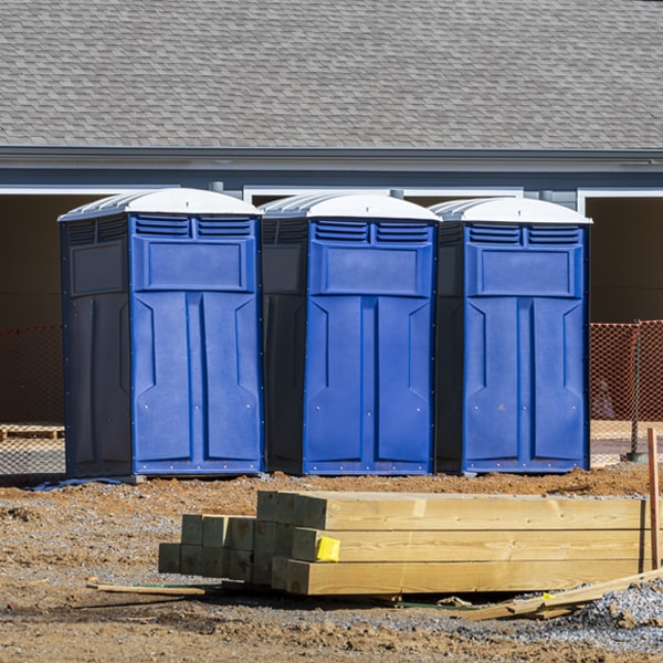 how can i report damages or issues with the portable restrooms during my rental period in Driftwood Texas